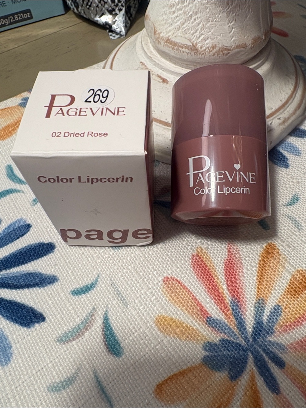 Color Lipcerin Lip Balm & Gloss — 02 Dried Rose